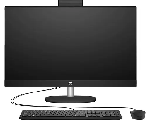 Моноблок HP 27 All-in-One 27-cr1007ua FHD IPS/Intel U5-125U/16GB/512SSD/UMA/DOS/Jet Black (A45E4EA) - фото 1