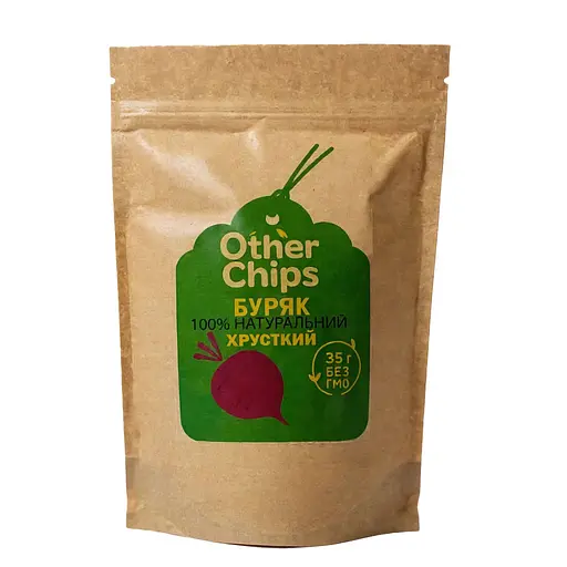 Чіпси овочеві Other Chips Буряк 100% натуральний хрусткий 35 г