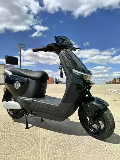 Электроскутер Двухместный Crosser CR14 (1000W, 72V/24Ah) Черный - фото 5