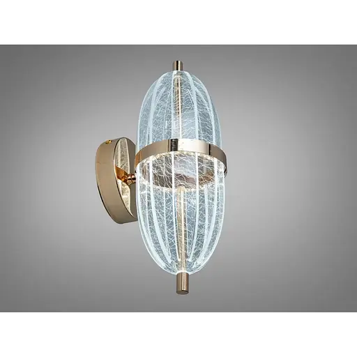 Настінне бра Romin LED золото 6 Вт овальна форма - фото 1