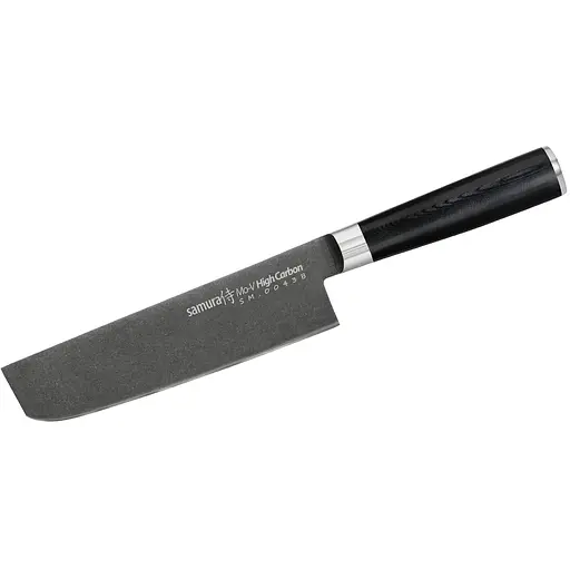 Ніж кухонний овочевий Накірі 167 мм Samura Mo-V Stonewash (SM-0043B)