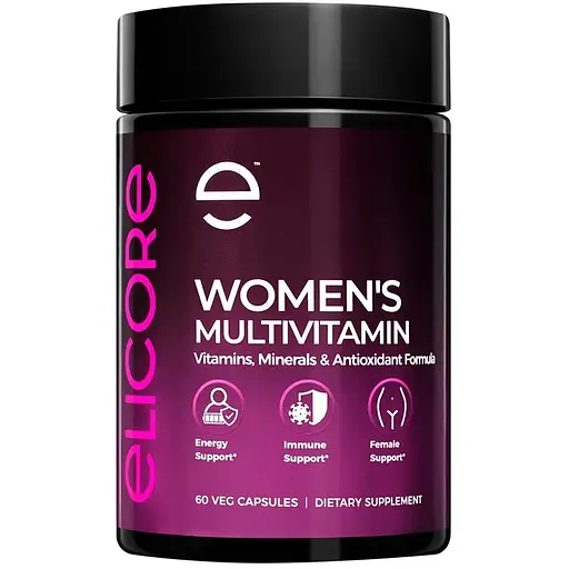 Мультивитамины для женщин Elicore Labs Women's Multivitamin, 60 вегакапсул. - фото 1
