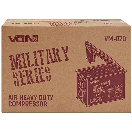 Автомобильный компрессор Voin Military series 150 psi 25 A (VM-070) - фото 5