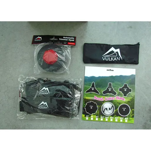 Мотокоса Vulkan BV3002, 2.3кВт/3 к.с. косильна головка, ніж для заростей, роздільна упаковка - фото 4