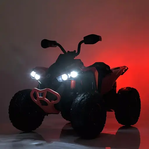 Електромобіль дитячий Bambi Квадроцикл M 5001EBLR-3 з пультом управління звуком і світлом Червоний - фото 8
