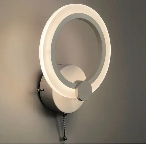 Світлодіодна модель бра в білому кольорі Line F Арт. 2374/1S WT - фото 2