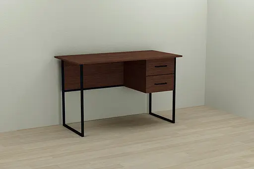 Комп'ютерний стіл Ferrum-decor Таккота 75x120x60 чорний ДСП Венге 16мм (FRD-105775)