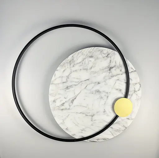 Сучасне бра з білого мармуру Line F Арт. SE06 - фото 2