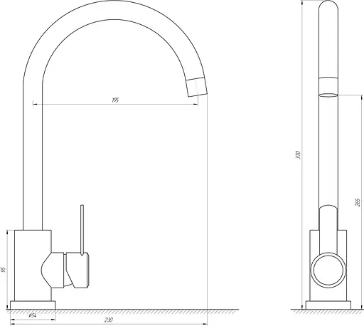 Змішувач для кухні MixMira MS2-203S-WW Білий - фото 2