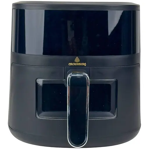 Аерофритюрниця безмасляна Crownberg CB-5551 на 5л електрична аерогриль з сенсорним керуванням 2000Вт Чорний - фото 1