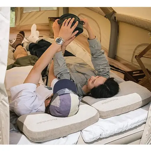 Подушка з пам'яттю Naturehike NH22ZT002 прямокутна (Сіра) - фото 6