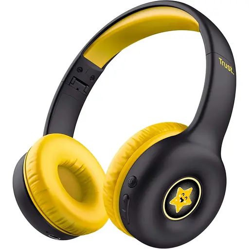 Наушники Trust On-ear Nouna Kids Wireless Mic черные