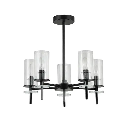 Люстра Ardero BL1750-1 CHICAGO під лампу чорний - фото 2