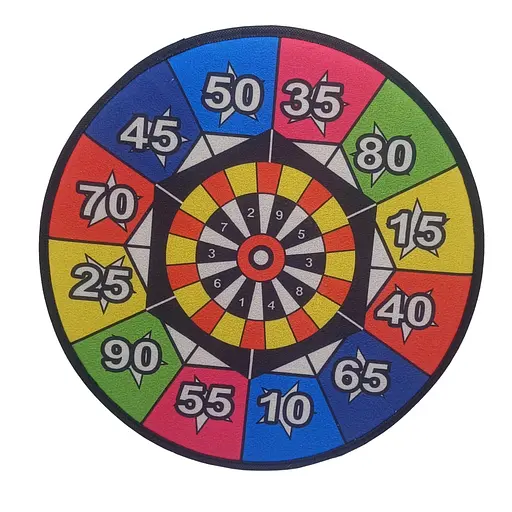 Дартс дитячий Bambi MR 1194 на липучці, м'ячики 2 шт, дротики 2 шт - фото 1