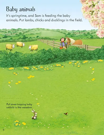 Poppy and Sam's Animals Sticker Book - фото 3