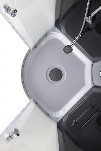 Душевой бокс без гидромассажа Mixxus Wave SB02-120x80x215-R-FB Satin с низким поддоном MI6893, Хром матовый, Универсальная, матовый, хром матовый - фото 2