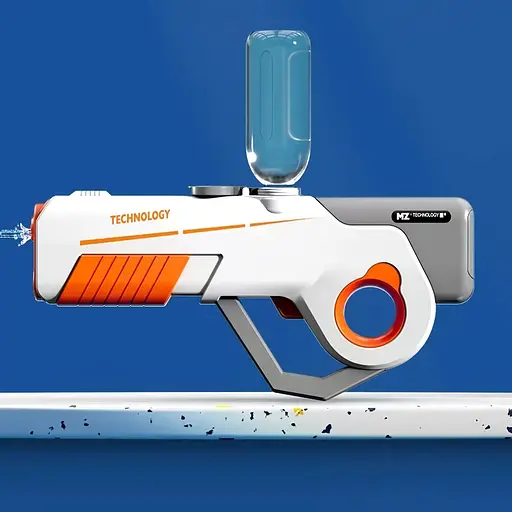 Водяний автомат DK Water Gun 8002C White/Orange [138754] - фото 3