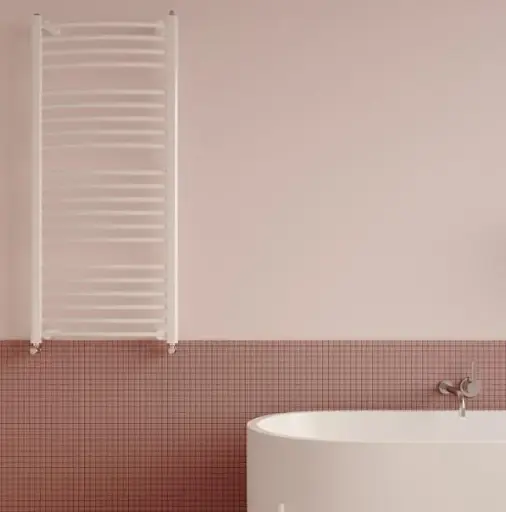 Рушникосушка водяна Heizung WG 21/55 вигнута 1210х550 мм 530 Вт Білий 30412 - фото 4