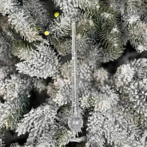 Елочная игрушка MIS LT Сосулька Капелька 14,5 см бриллиант - фото 2