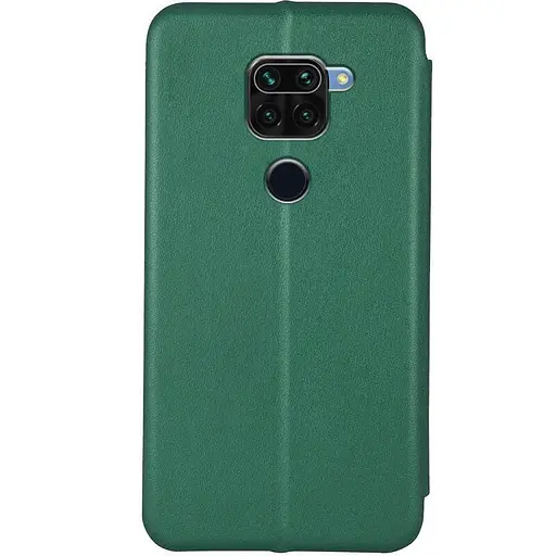 Шкіряний чохол-книжка Classy для Xiaomi Redmi Note 9 / Redmi 10X Зелений - фото 2