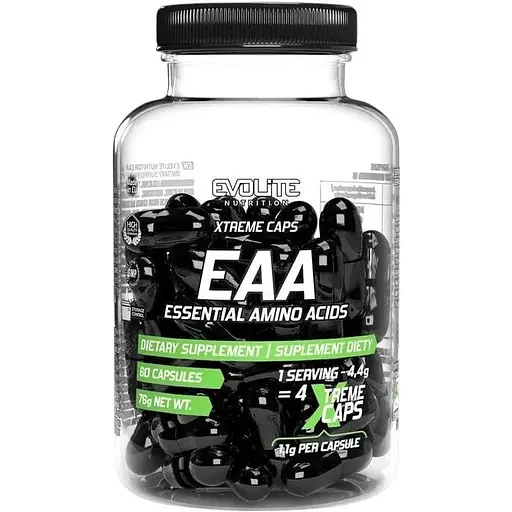 Амінокислота Evolite Nutrition EAA Xtreme, 60 капсул