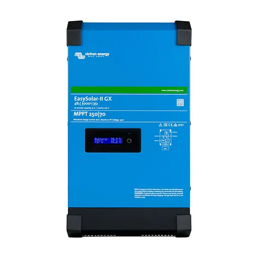 Гибридный однофазный инвертор 3kWA/2.4kW Victron Energy EasySolar-II GX 48/3000/35-32 MPPT 250/70 (99-00020906) - фото 1