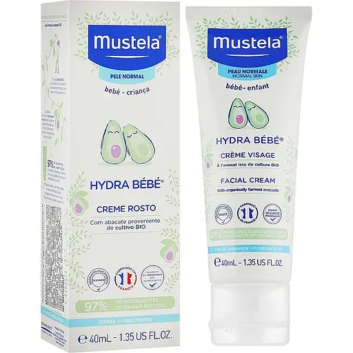Зволожуючий крем для обличчя Mustela Hydra Bebe Facial Сream 40 мл - фото 1