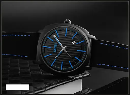 Чоловічий годинник Skmei 9169 Kowboy (Чорний з синім) - фото 3