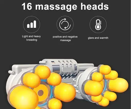 Обновленный массажер подушка большого размера для спины и шеи (55W) - фото 3