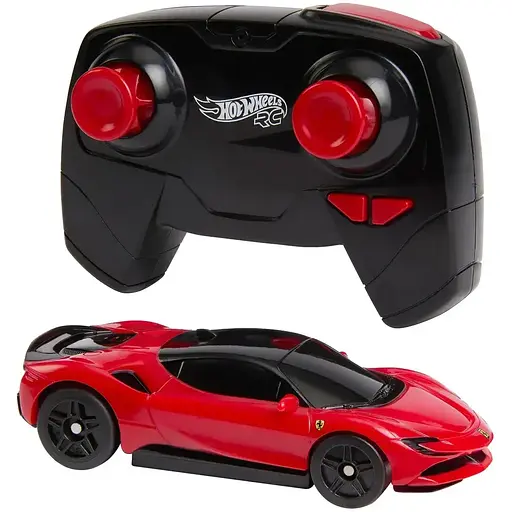 Машинка на радіокеруванні Hot Wheels Ferrari SF90 Stradale Assetto Fiorano 1:64 (JGD09) - фото 3