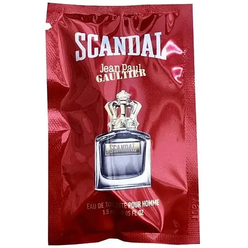 Туалетная вода пробник Jean Paul Gaultier Scandal Pour Homme 1.5 мл - фото 1
