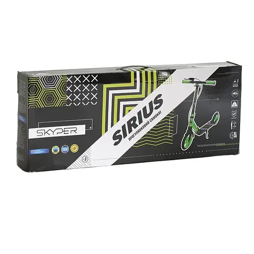 Самокат Skyper 53х10.5х88-98 см Різнобарвний 000231647 - фото 5