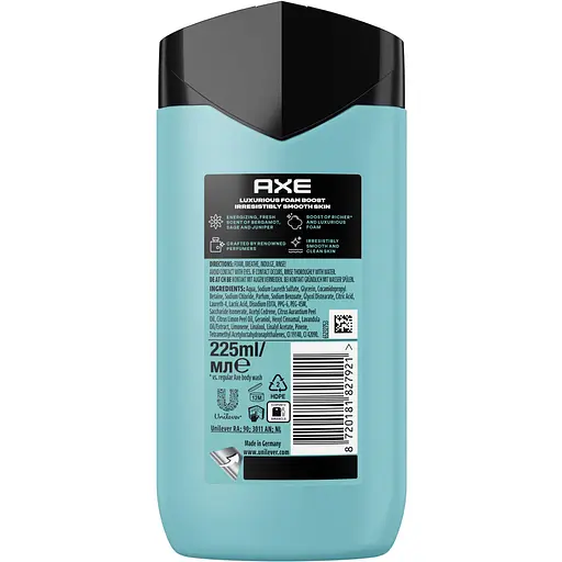 Гель для душа AXE Fine fragrance Aqua Bergamot 225 мл - фото 2