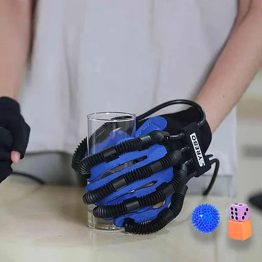 Реабилитационная перчатка SYREBO C10 (мягкая перчатка): робот для реабилитации при прикосновении пальцев - фото 2