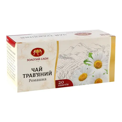 Чай травяной Золотой Слон Ромашка (20 шт. х 1 г)