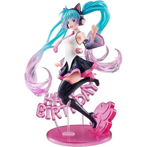 Фигурка Taito Vocaloid Hatsune Miku Happy Cat ver. Вокалоид Хацуне Мику 23 см T V HM HC 23 - фото 1