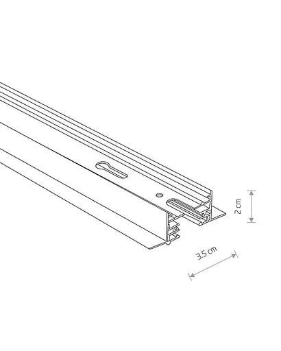 Шинопровод 1-фазный Nowodvorski 9450 Profile - фото 2