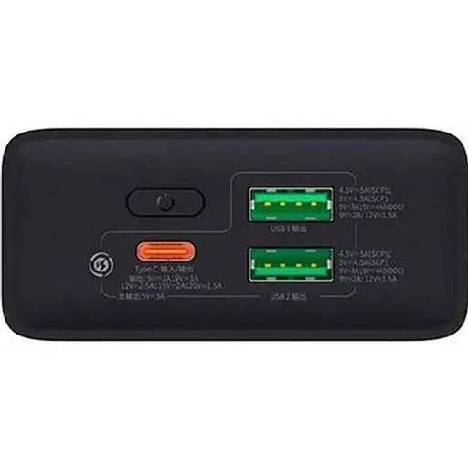 Повербанк Baseus Adaman 2 Metal Digital Display Power Bank 30W 20000 mAh Black - фото 4