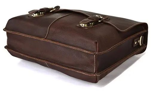 Чоловічий шкіряний портфель Vintage 38х30,5х7,5 см sum0012730 - фото 2