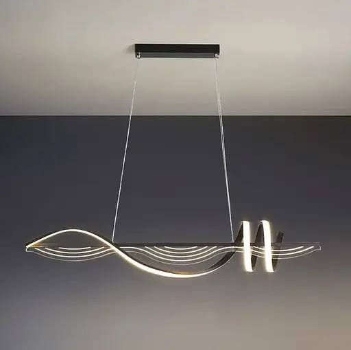 Светодиодная люстра Меч PJ910 (100см) Черная