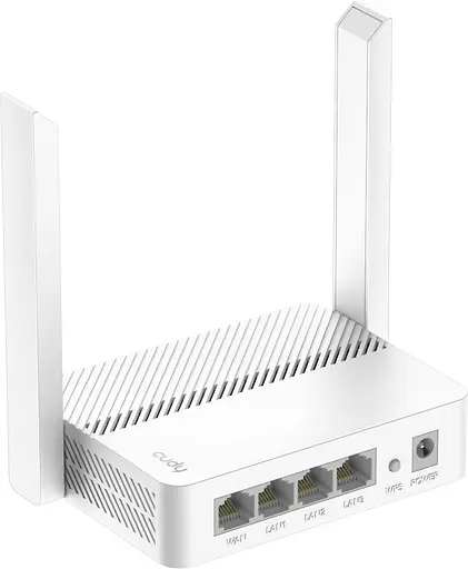 Маршрутизатор Cudy WR300, N300 Wi-Fi Router, 802.11b/g/n,300Mbps, 2.4GHz, 4 × 10/100Mbps Ports, 2 × - фото 3