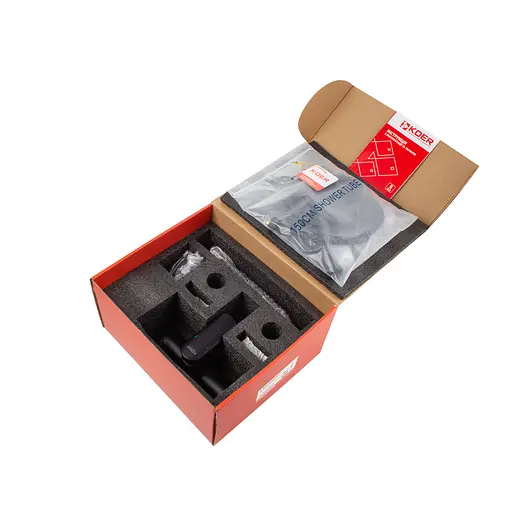 Змішувач для ванни з коротким зливом Koer KB-40028-05 KR5306 Чорний матовий - фото 9