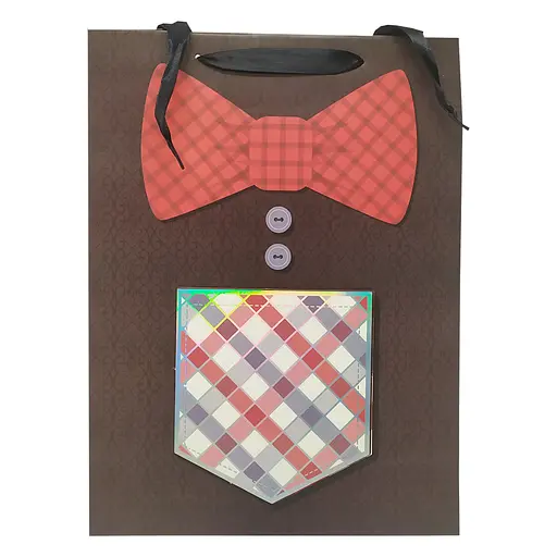 Подарочный пакет "Джентельмен" Bambi 2379L, 40 х 30 х 0,1 Вид 1 - фото 1