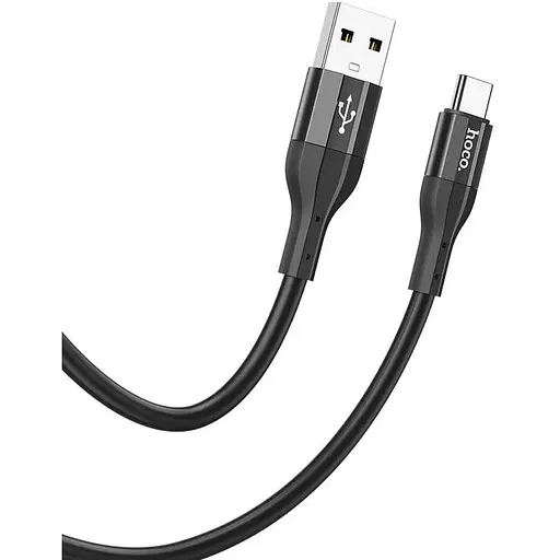Кабель Hoco X72 Creator silicone charging data cable for Type-C чорний