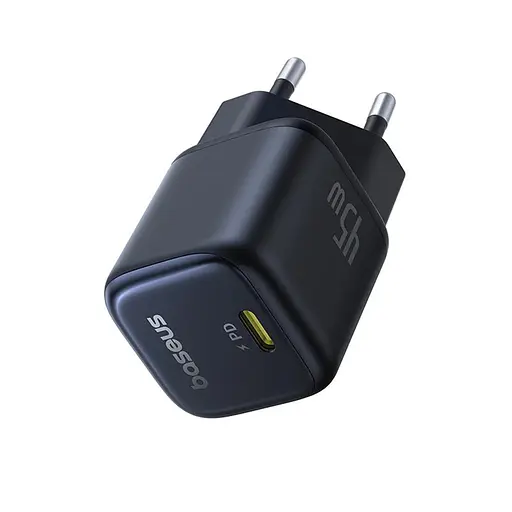 Зарядний пристрій адаптер живлення Baseus PicoGo GaN Fast Charger 1C 45 W - фото 2