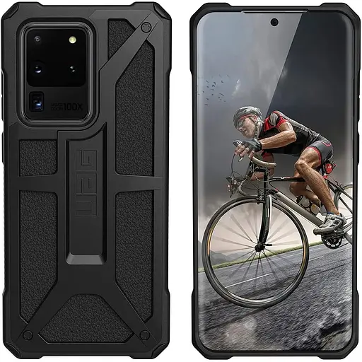 Оригинальный противоударный чехол UAG Monarch для Samsung Galaxy S20 Ultra (6.9") Black 211991114040 - фото 3