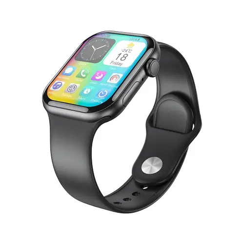 Смарт-часы XO W10 Pro AMOLED Screen 10 Generation Wireless Charging Smart Talking Watch черный - фото 1