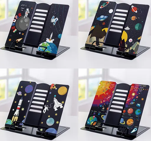 Підставка для книг металева Космос, А5, 21x16.9x19 см - фото 2