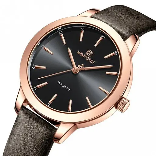 Классические кварцевые часы Naviforce Beauty golden