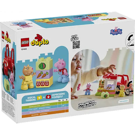 Конструктор LEGO DUPLO Peppa Pig Трактор і ринок 18 деталей (10468) - фото 6